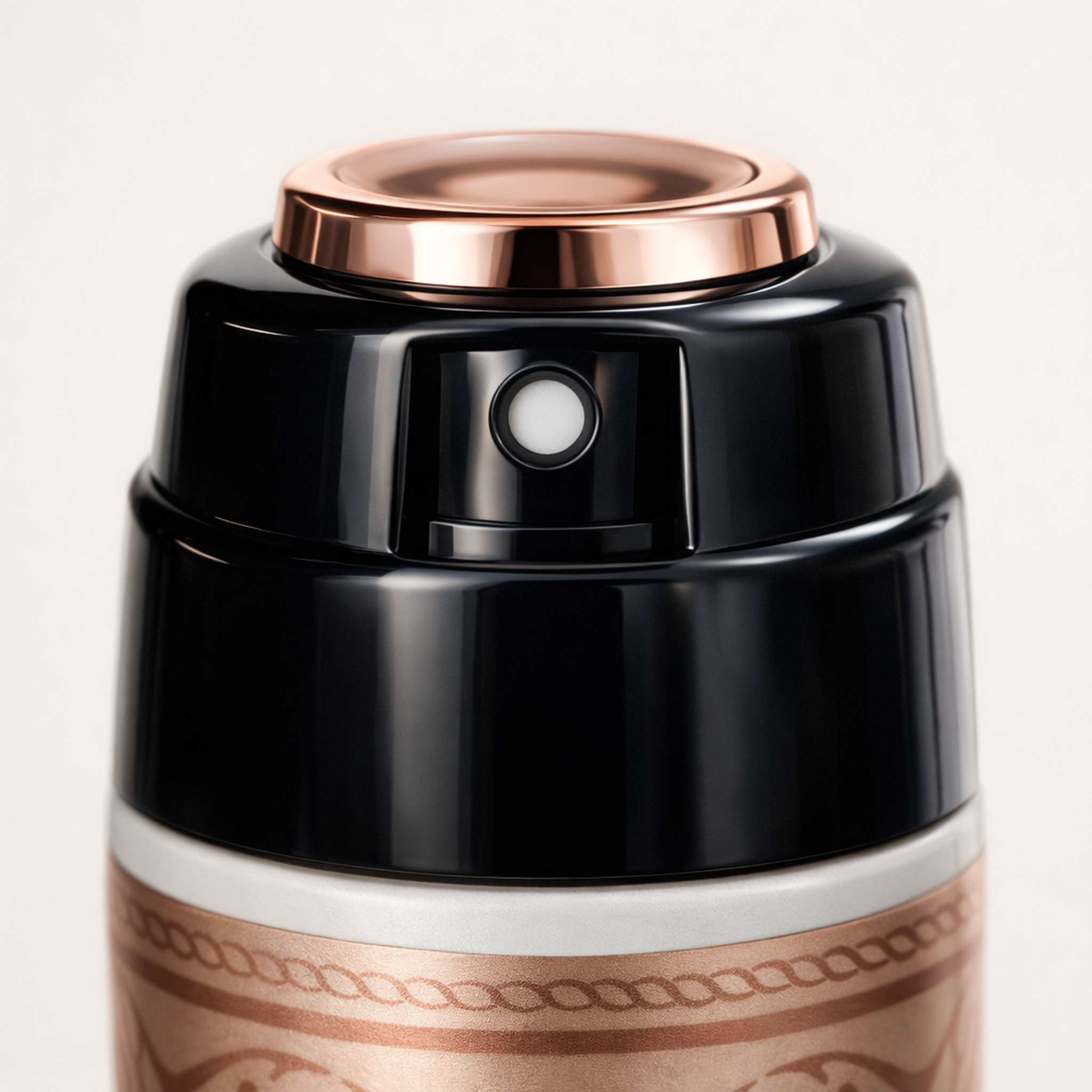 Lattafa Fakhar Rose Deodorant cap macro detail gallery showcase