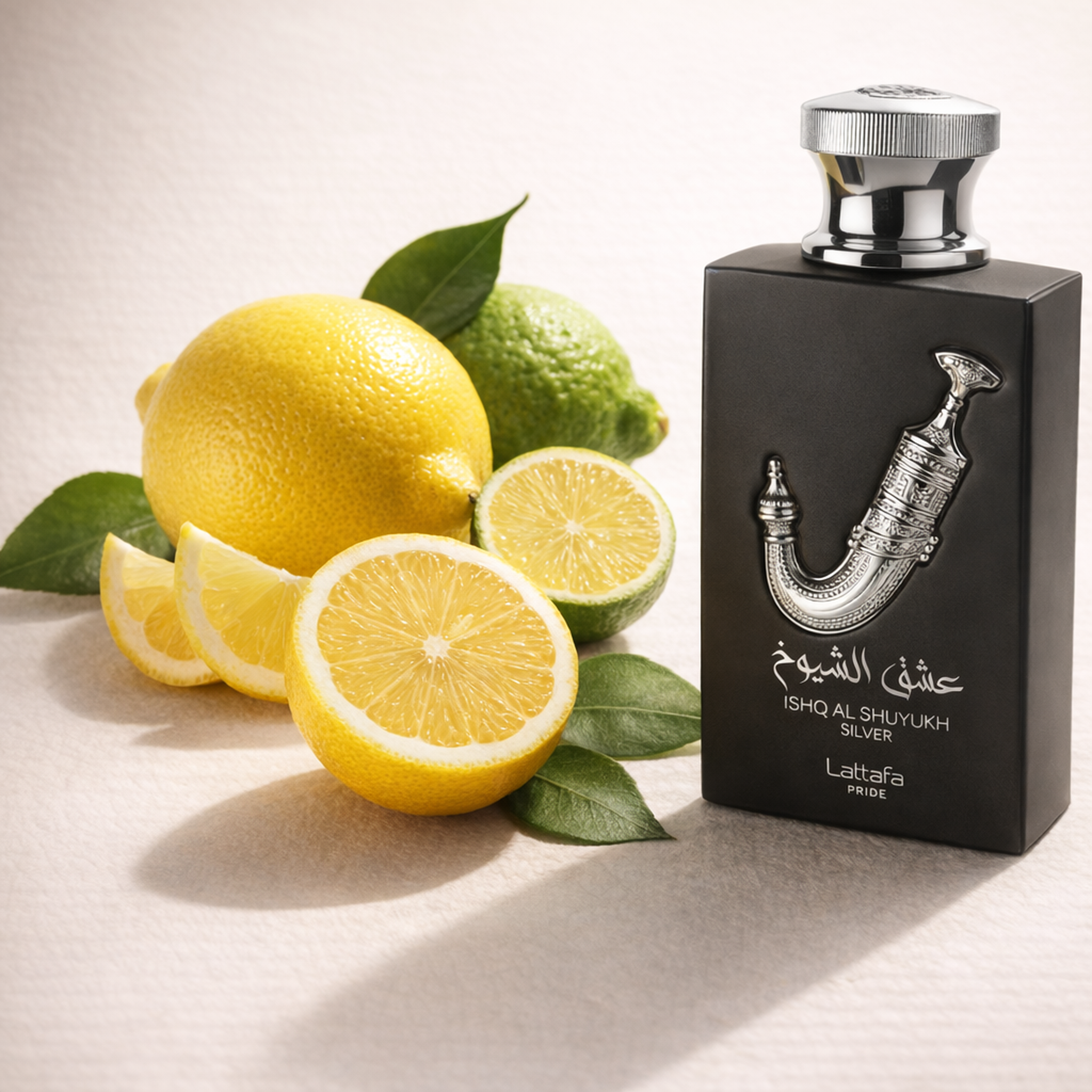 Lattafa Pride Ishq Al Shuyukh Silver EDP For Men fragrance notes image