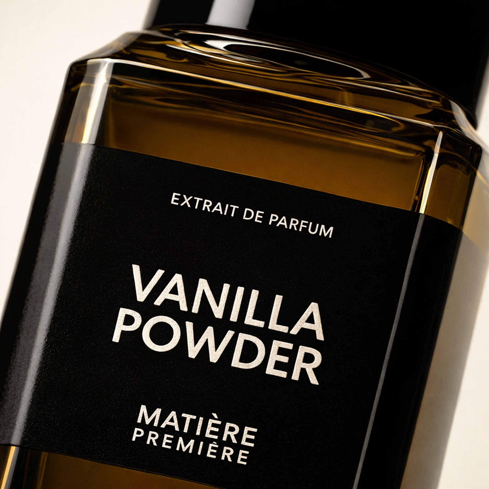 Matiere Premiere Vanilla Powder EDP macro label detail gallery showcase