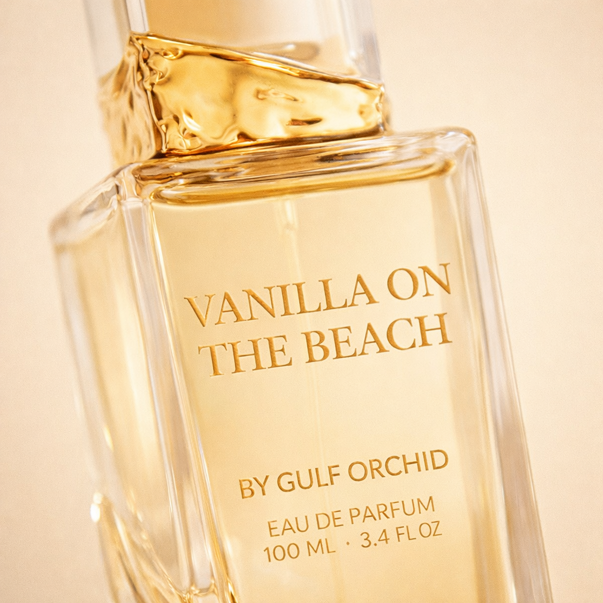 Gulf Orchid Vanilla On the Beach EDP macro label detail gallery showcase