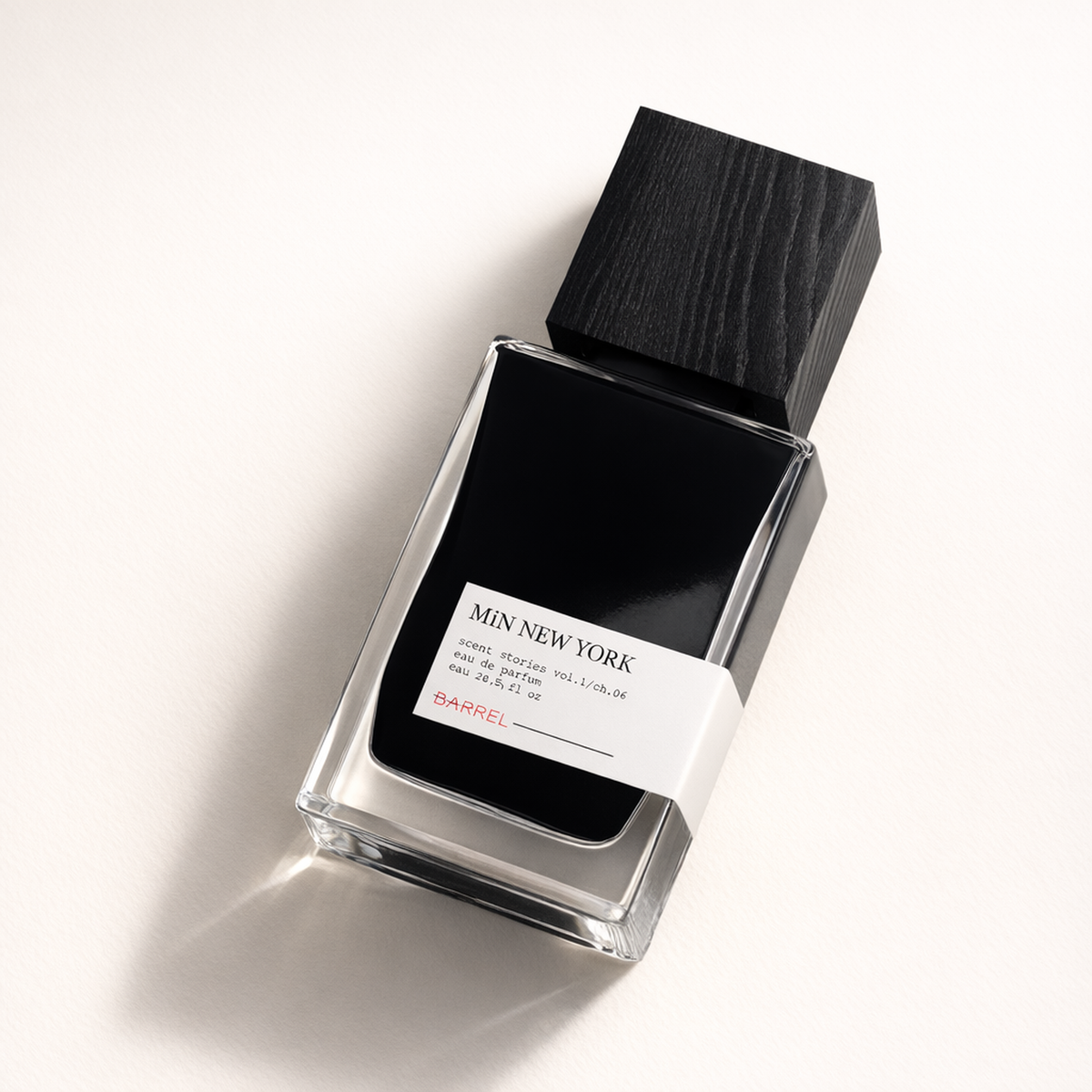 Min New York Barrel EDP angled still-life gallery showcase