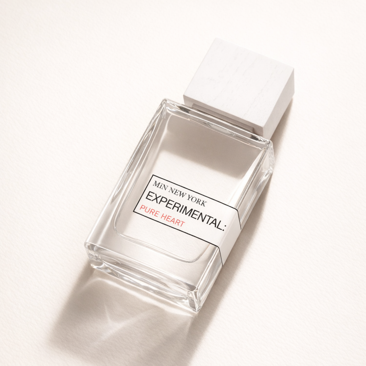 Min New York Pure Heart EDP angled still-life gallery showcase