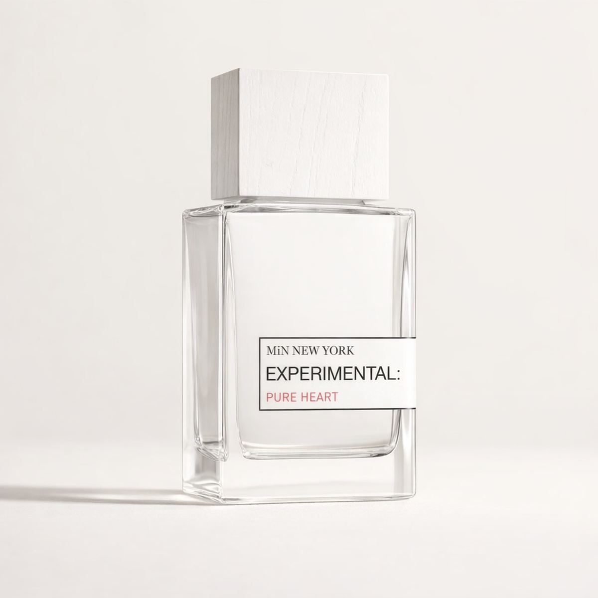 Min New York Pure Heart EDP low three-quarter hero gallery showcase