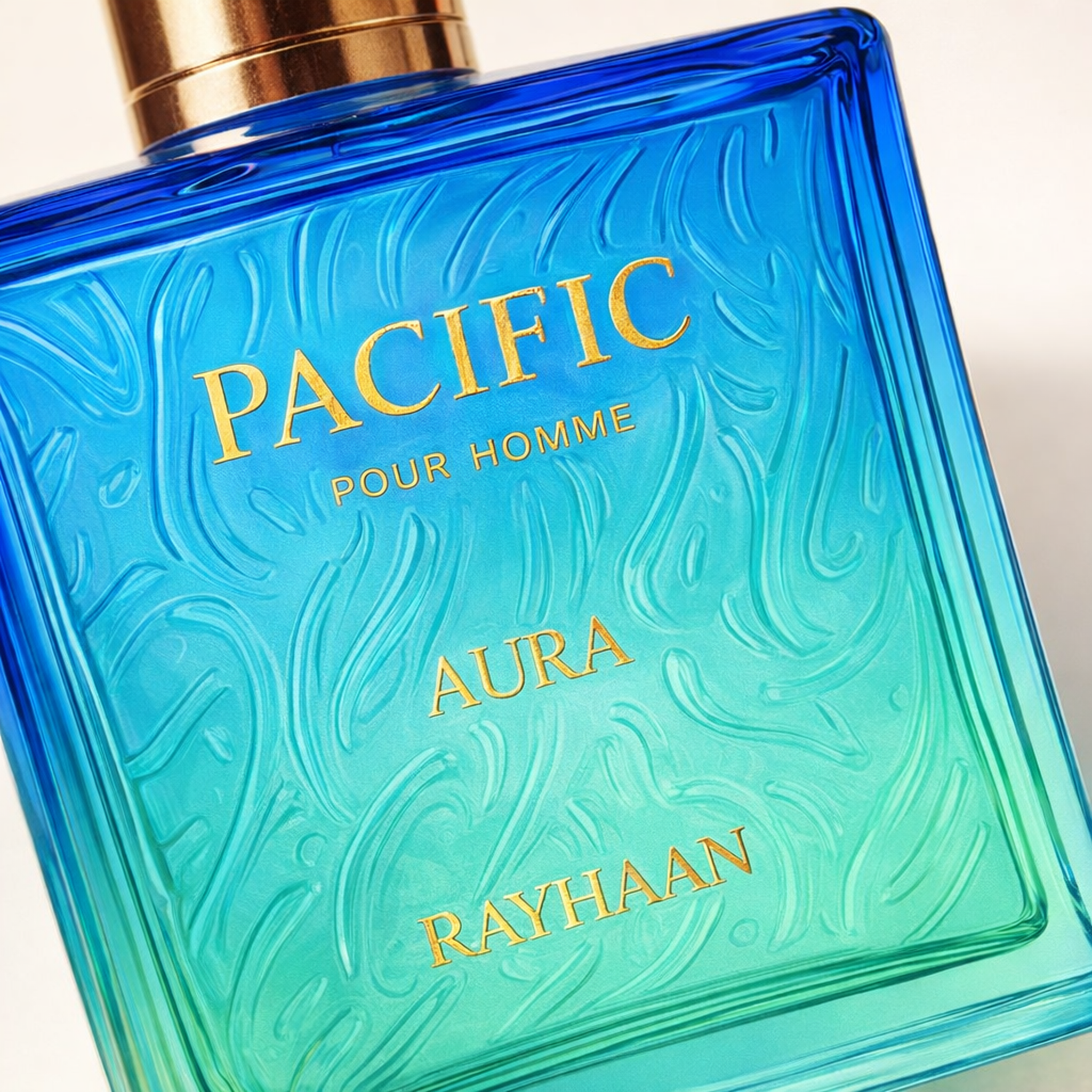Rayhaan Pacific Aura EDP macro label detail gallery showcase