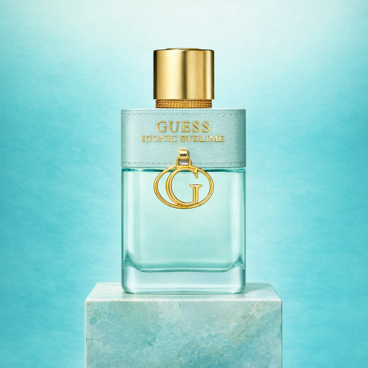 Guess Iconic Sublime EDP For Women upright pedestal gallery showcase