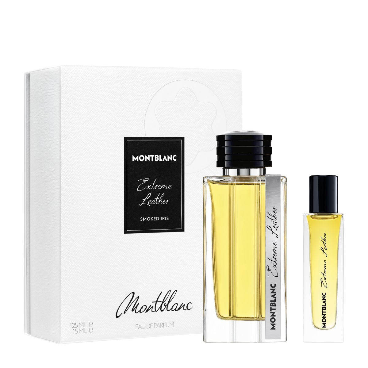 Mont Blanc Extrem Leather Smoked Iris Travel Set