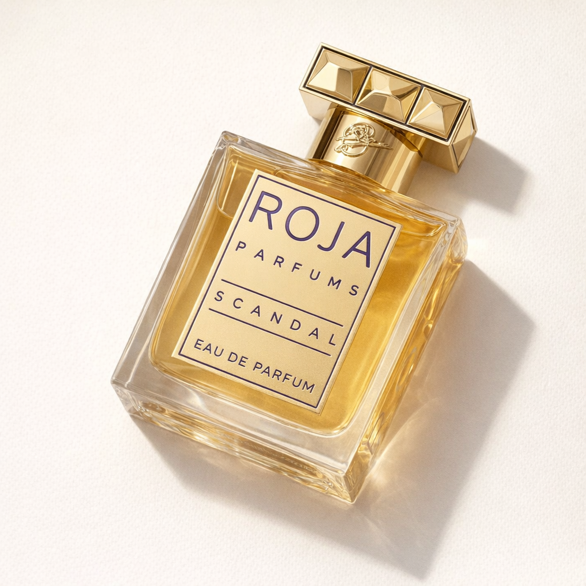 Roja Parfums Scandal Pour Femme EDP angled still-life gallery showcase