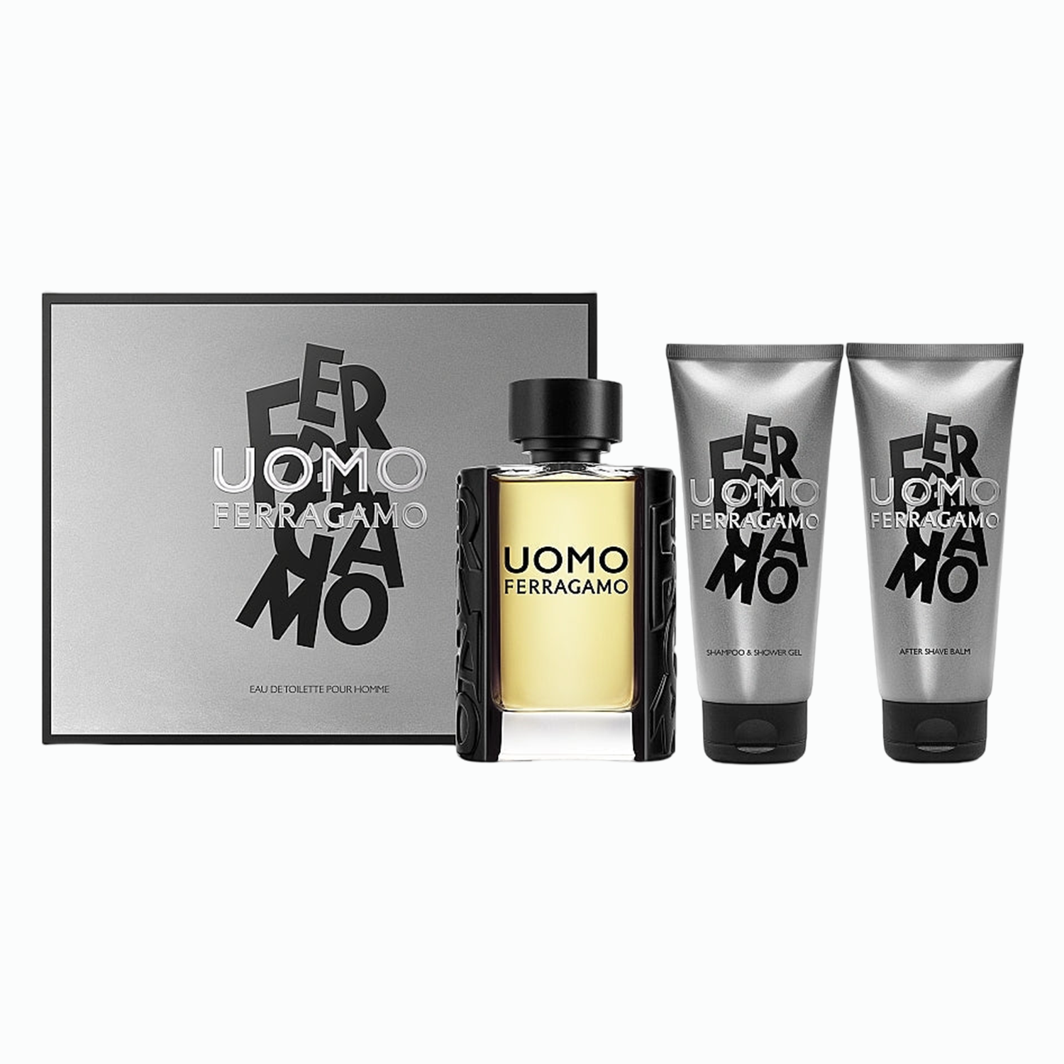Salvatore Ferragamo Uomo EDT For Men Shower Gel Gift Set