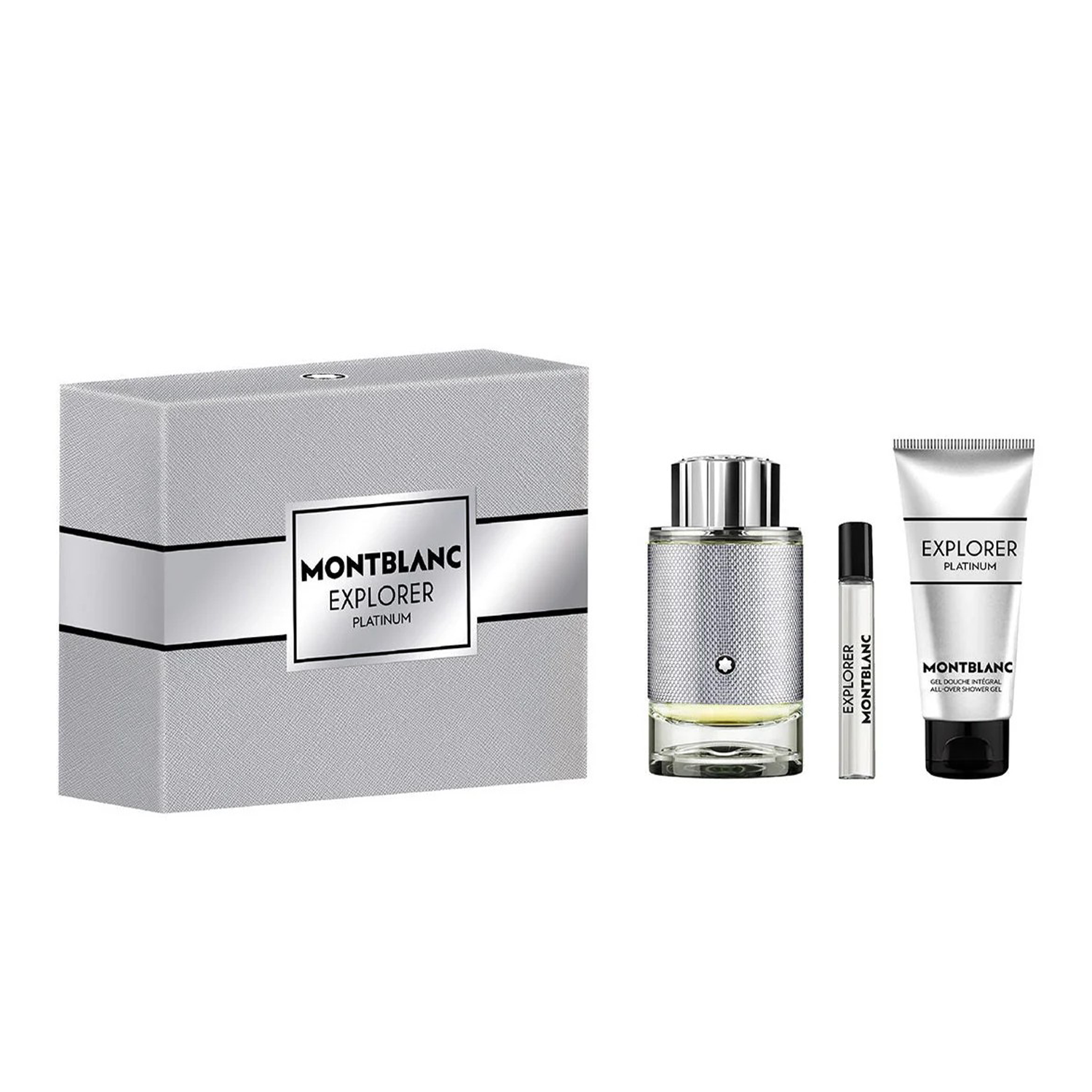 Mont Blanc Explorer Platinum EDP For Men Shower Gel Set