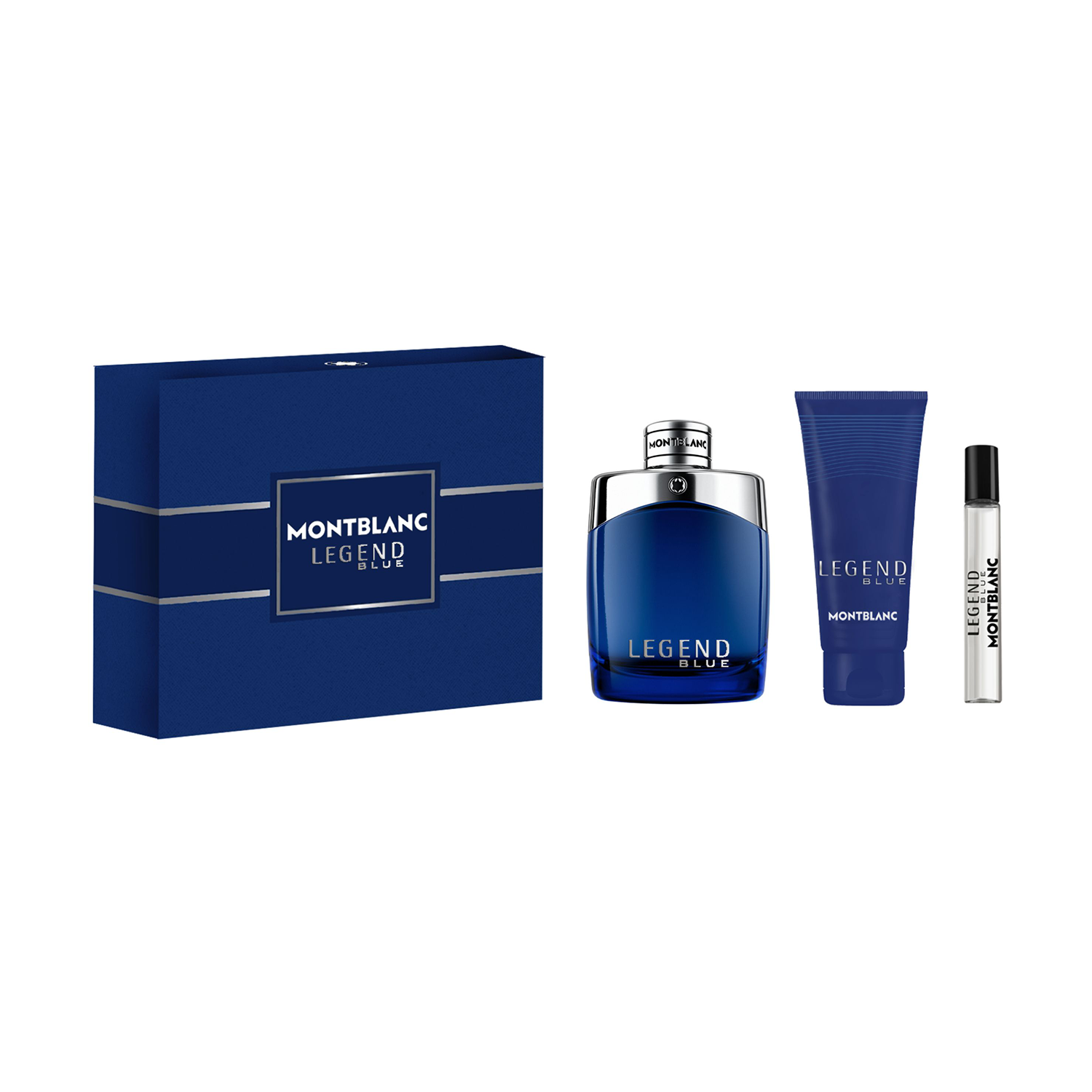 Mont Blanc Legend Blue EDP For Men Travel Set