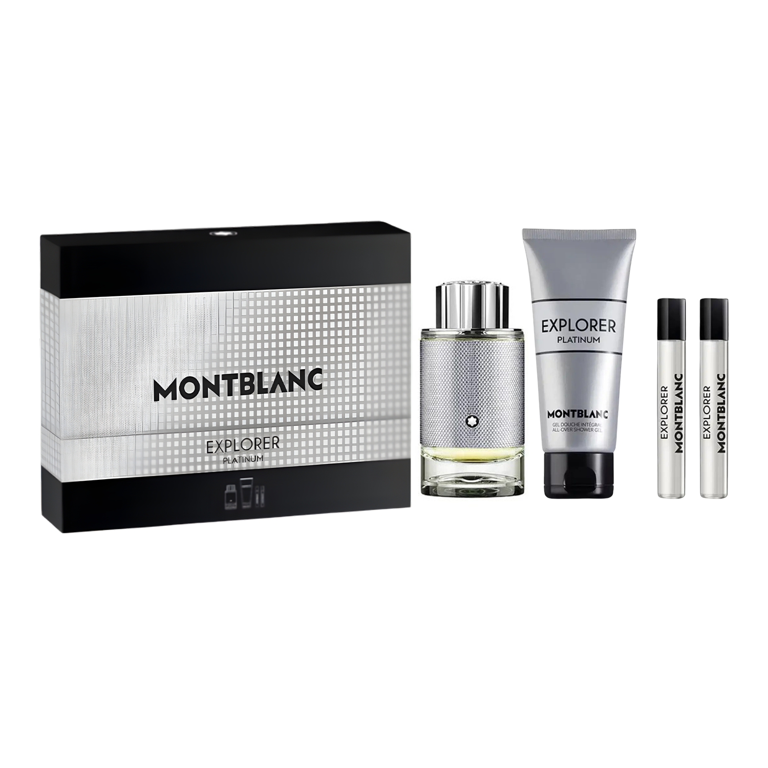 Mont Blanc Explorer Platinum EDP For Men Gift Set
