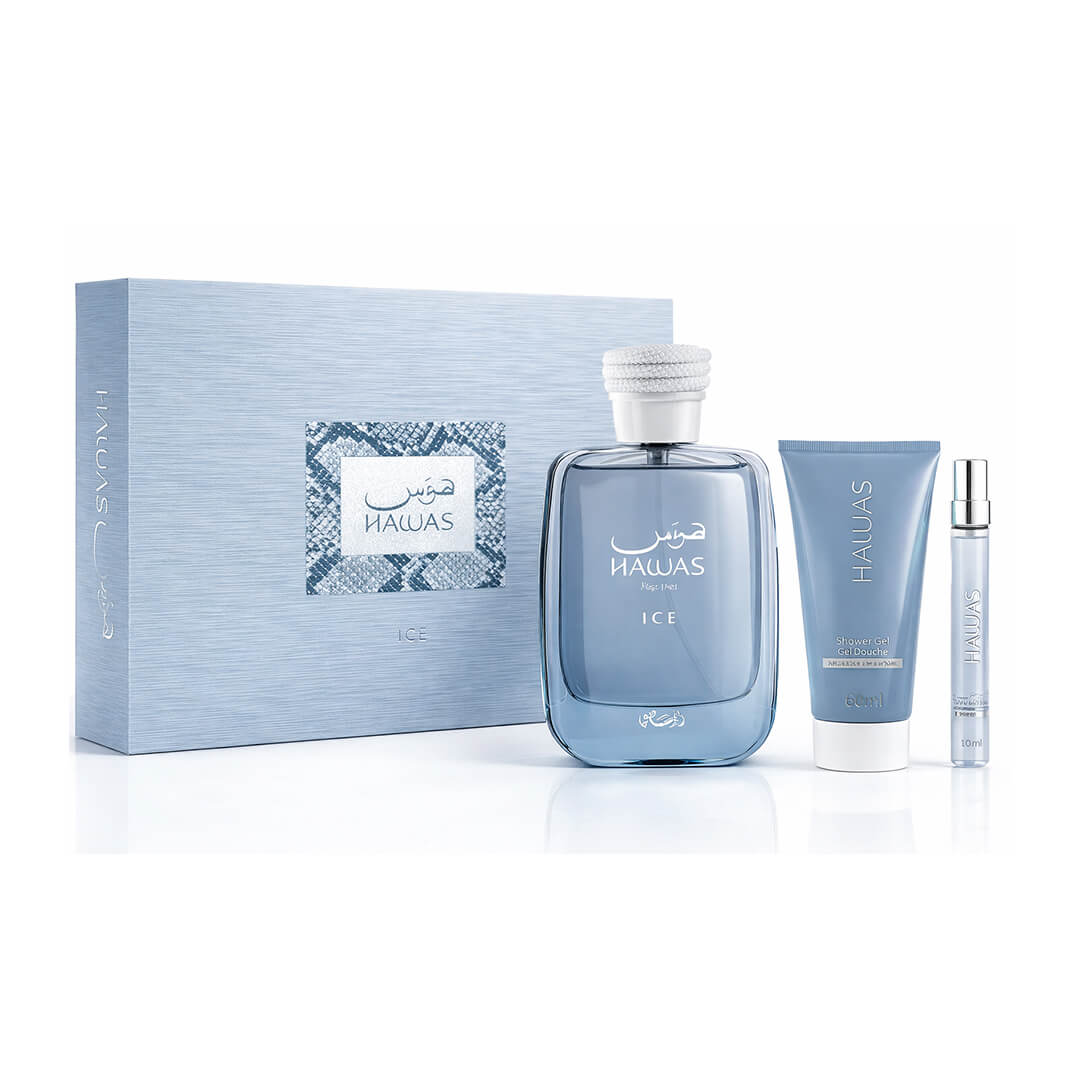 Rasasi Hawas Ice 3-Piece Gift Set for Him