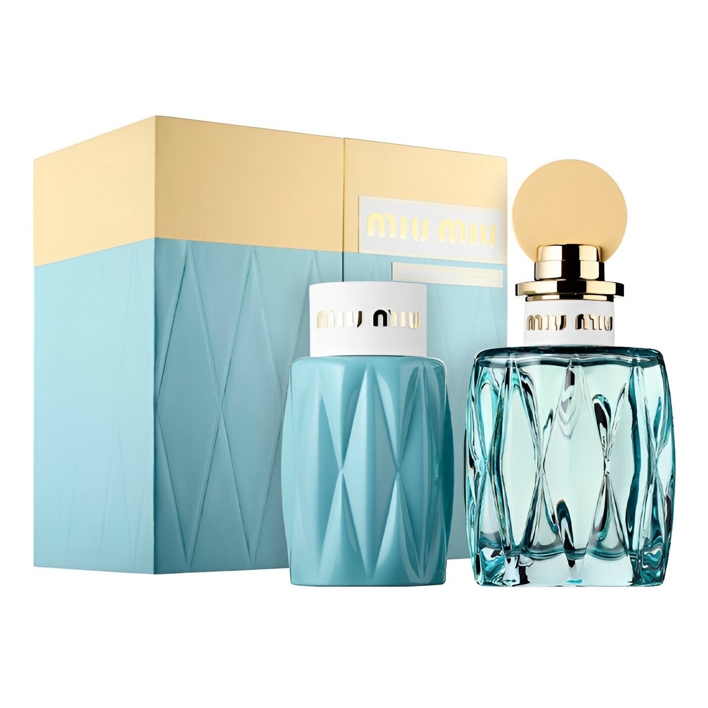 Miu Miu L'Eau Bleue EDP Body Lotion Set for Women | My Perfume Shop