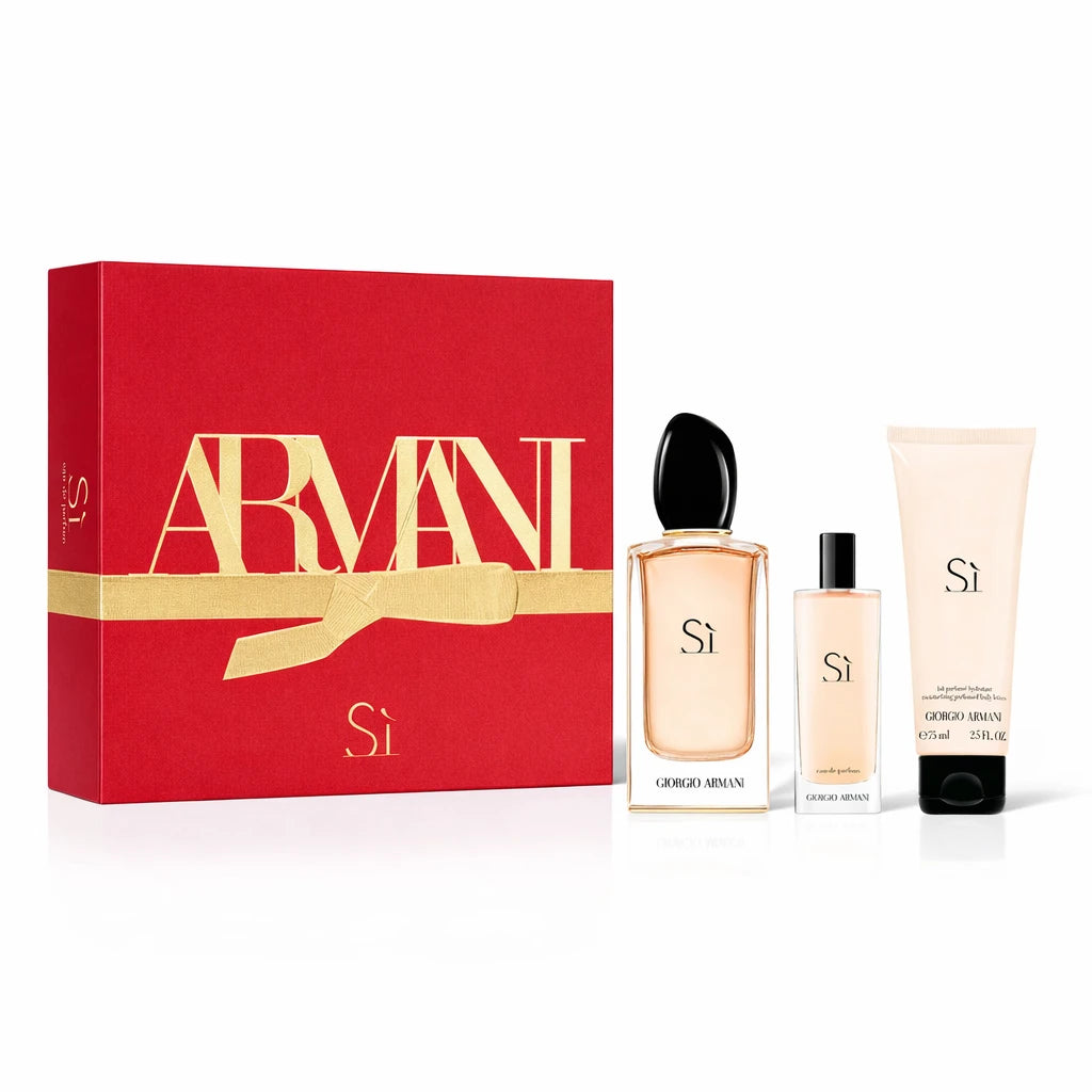 Giorgio Armani Si EDP Deluxe Gift Set OpenAI studio hero